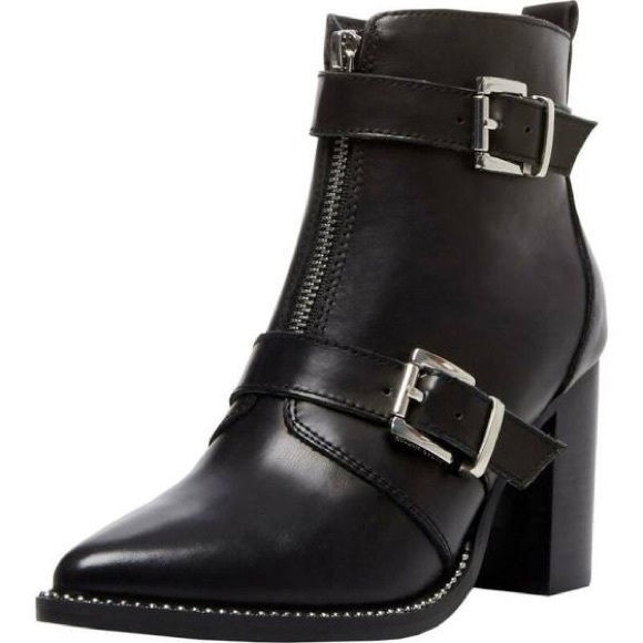 Steve Madden Shoes - STEVE MADDEN Halle Leather Boot Shoes.